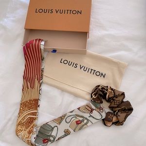Louis Vuitton Silk Hair Wrap